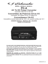 Schumacher PC6 - AC To DC Power Converter El manual del propietario
