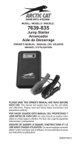 Schumacher Arctic Cat 7639-835 Jump Starter El manual del propietario