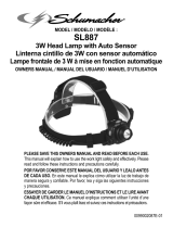 Schumacher SL887 3W Head Lamp with Auto Sensor El manual del propietario