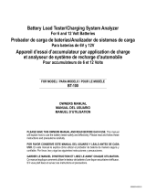 Schumacher Electric BT-100 Battery Load Tester/Charging System Analyzer El manual del propietario