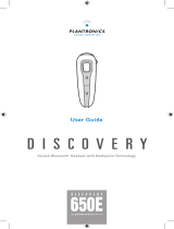 Plantronics Discovery 650E Guía del usuario