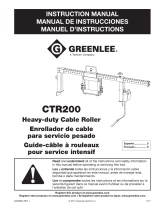 Greenlee CTR200 Manual de usuario