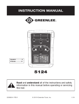 Greenlee MA6936-5124 Motor Manual de usuario
