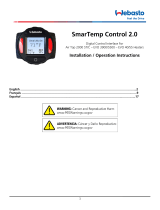 Webasto SmarTemp Control 2.0 Instrucciones de operación