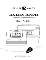 Pyramid Time Systems 3700 Manual de usuario
