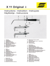 ESAB X 11 Original i Manual de usuario