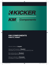 Kicker 2014 KMS Component System El manual del propietario