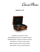 Lenco Classic Phono TT-10 Manual de usuario
