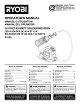 Ryobi P3105-PSK005 El manual del propietario