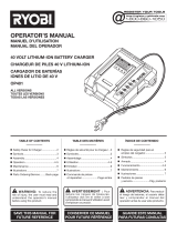 Ryobi P401 El manual del propietario