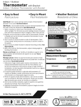 AcuRite Thermometer Manual de usuario