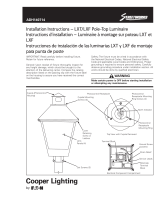 Cooper Lighting LXF/LXT Lexington HID/LED Guía de instalación