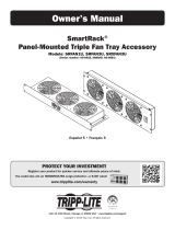 Tripp Lite 1U Panel-Mounted Triple Fan Tray Accessory El manual del propietario