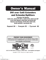 Tripp Lite DVI over Cat5 Extenders and Extender/Splitters El manual del propietario