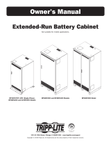 Tripp Lite Extended-Run 3-Phase Battery Cabinet El manual del propietario