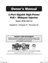 Tripp Lite NPOE-30W-1G El manual del propietario