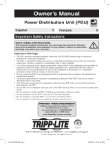 Tripp Lite Power Distribution Units El manual del propietario