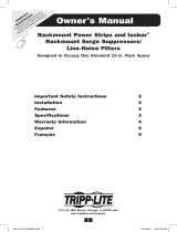 Tripp Lite Rackmount Power Strips & Isobar Rackmount Surge Suppressors El manual del propietario