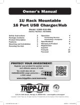 Tripp Lite U280-016-RM 1U Rack Mountable 16 Port USB Charger/Hub El manual del propietario