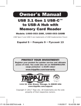 Tripp Lite U460-003-3AM & U460-003-3AMB El manual del propietario