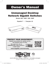 Tripp Lite Unmanaged Desktop Network Gigabit Switches El manual del propietario