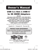 Tripp Lite USB 3.1 Gen 1 USB-C ™ to 4K HDMI Adapters El manual del propietario