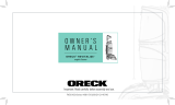 Oreck Revitalize FK50100 Serie Manual de usuario