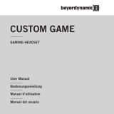 Beyerdynamic CUSTOM Game Manual de usuario
