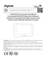 Johnson Controls Tyco HS2TCHP E Manual de usuario