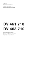 Gaggenau DV 461 710 El manual del propietario