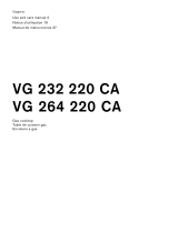 Gaggenau VG 264 El manual del propietario
