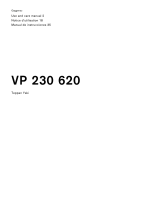Gaggenau VP230620 El manual del propietario