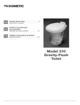 Dometic Model 310 Gravity-Flush Toilet Instrucciones de operación