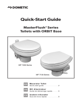 Dometic MasterFlush MF7100, MF7200 Series (ORBIT base) Guía de inicio rápido