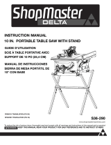 Delta Shopmaster  S36-290 El manual del propietario