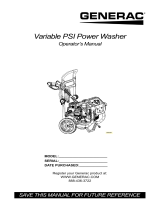 Generac 3000 PSI 0068090 Manual de usuario