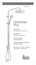 Teka Universe Pro Duschkopf El manual del propietario