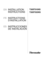 Thermador T36BT920NS Guía de instalación