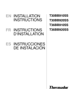 Thermador T30BB920SS Guía de instalación