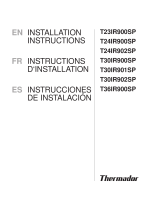 Thermador T36IR900SP Guía de instalación