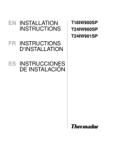 Thermador T24IW901SP Guía de instalación