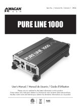 Wagan Pure Line Inverter 1000 Watt Manual de usuario