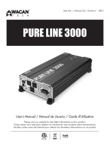 Wagan Pure Line Inverter 3000 Watt Manual de usuario