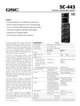 QSC SC-443 Manual de usuario