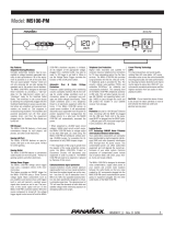 Panamax M5100-PM Manual de usuario