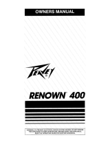 Peavey Renown 400 El manual del propietario