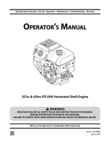 Cub Cadet 2X 30 EFI Manual de usuario