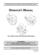 Troy-Bilt 179cc Manual de usuario