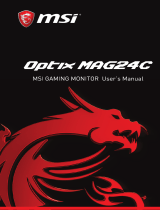 MSI Optix MAG24C El manual del propietario