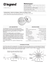 Legrand DT-305 Dual Technology Low Voltage Ceiling Occupancy Sensor (TriLingual) Guía de instalación